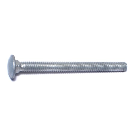 Midwest Fastener Carriage Bolt, Square Neck, 20 (Coarse), 3 in L, Steel, Hot Dipped Galvanized, 100 PK 05479